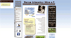 Desktop Screenshot of literatur-buero.de